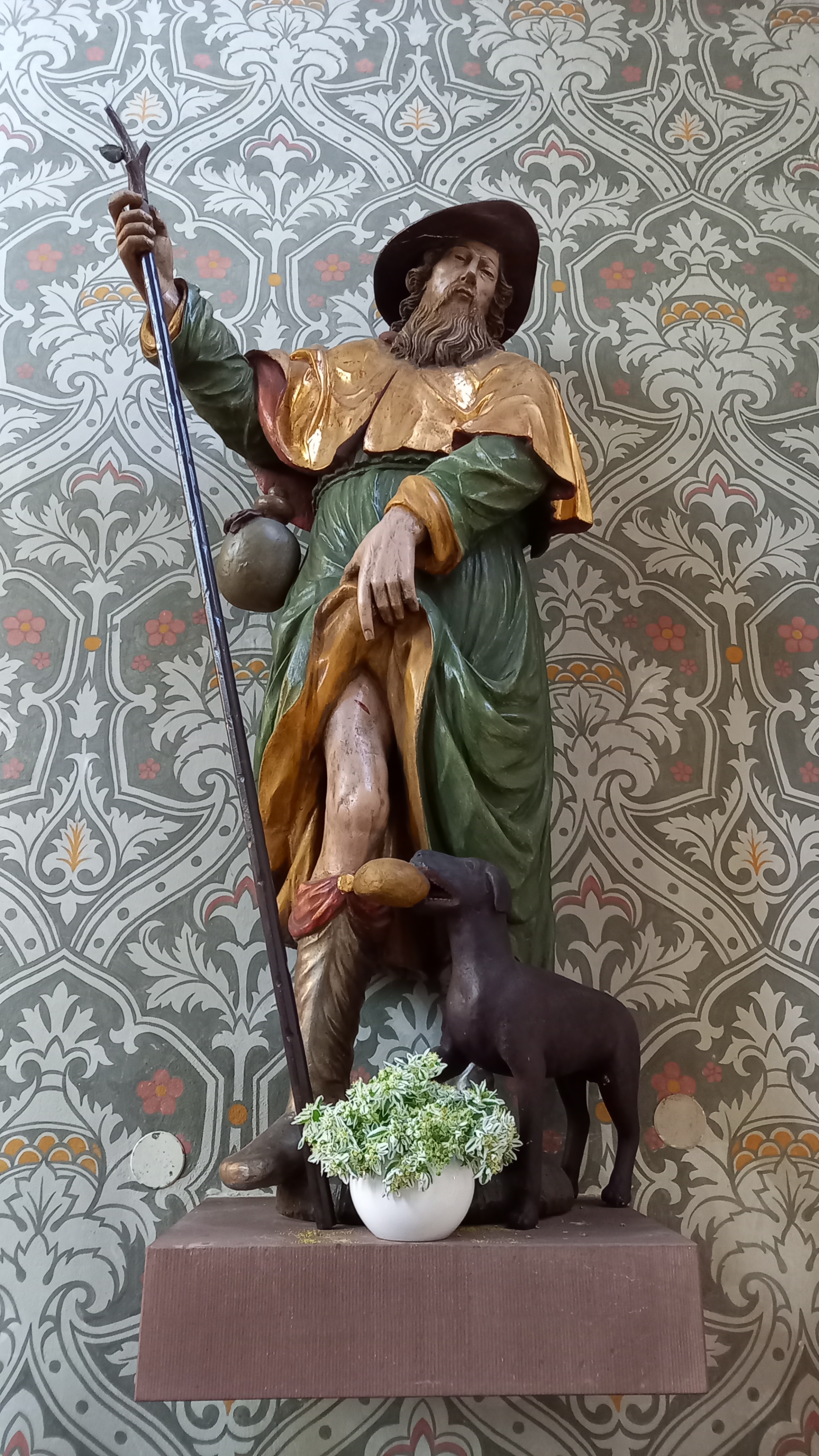 Statue des hl. Rochus