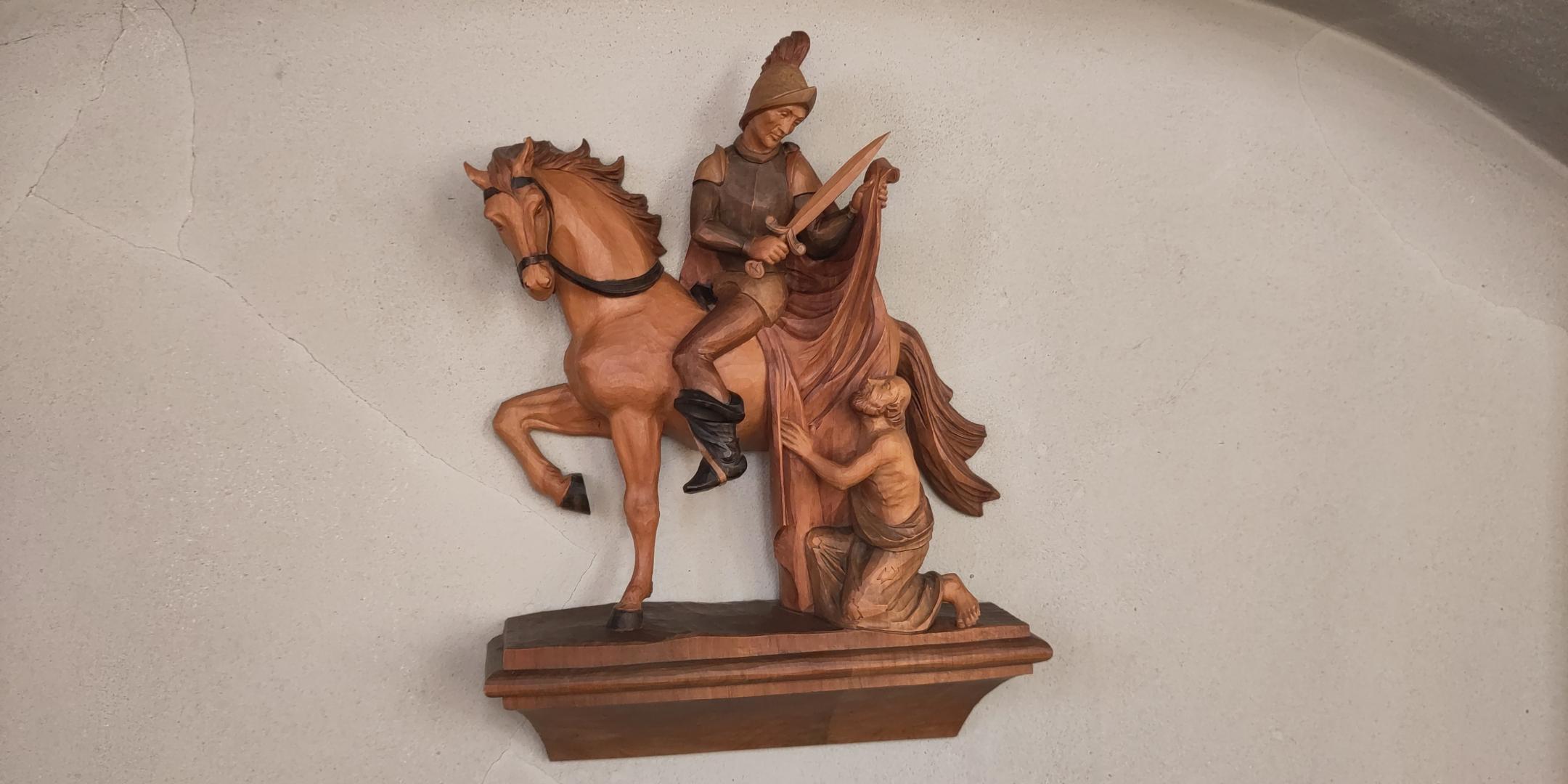 Heiligen Figur St. Martin