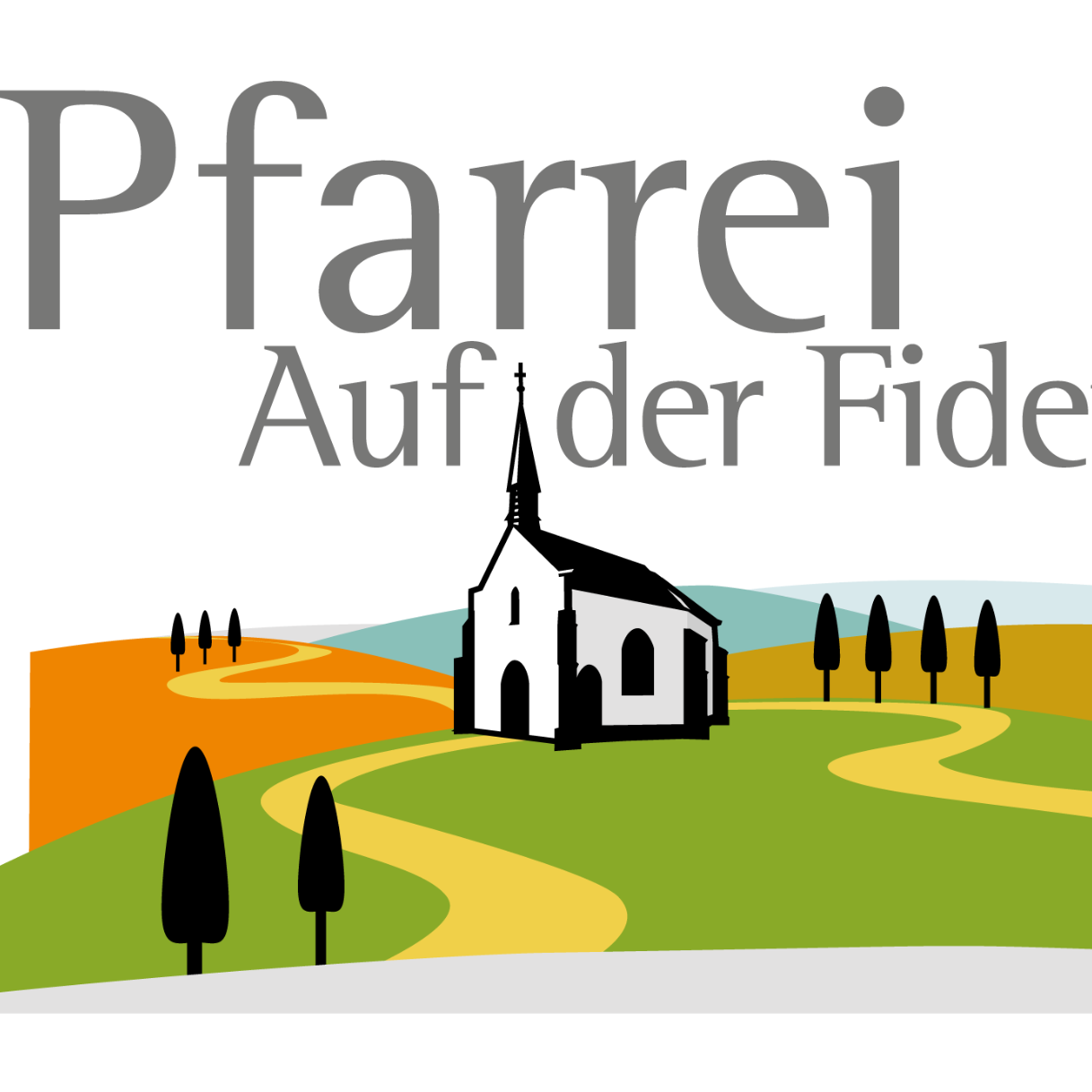 Logo der Pfarrei auf der Fidei.