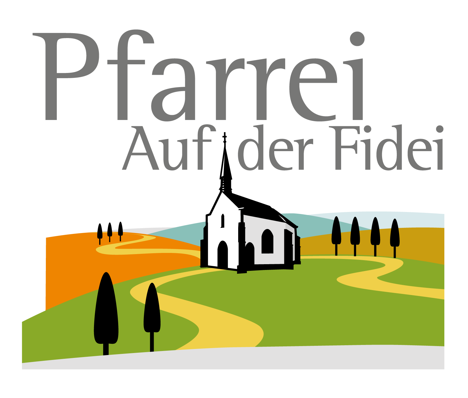Logo der Pfarrei auf der Fidei.